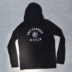 Abercrombie & Fitch Navy Blue Hoodie Logo Large